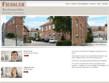 Tablet Screenshot of fiessler-rechtsanwaelte.de